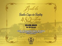Selo de 480 anos marca comemoração da Santa Casa de Santos 